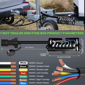 Billion wealth open junction box with spliced wires, organized protected connections benefit