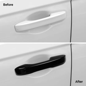 BILOPER side profile of installed handle cover showing seamless fit