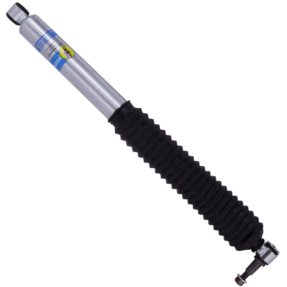 Bilstein 24-286558 front view showing shock body and mounts for improved steering control