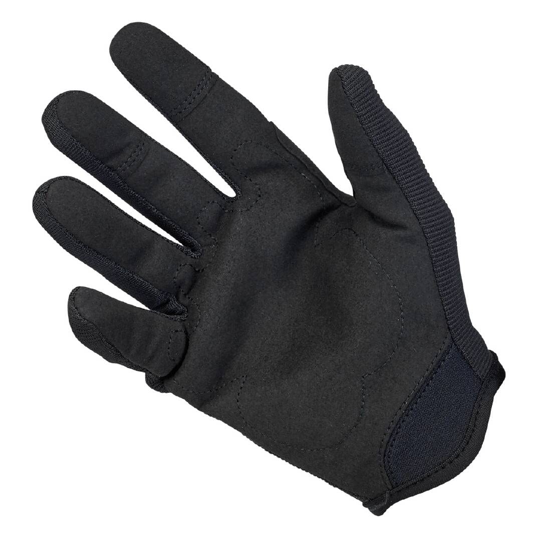 Biltwell back panel stretch detail highlighting breathable comfort