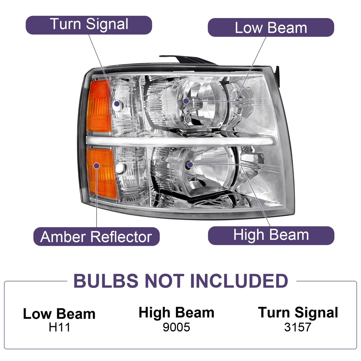 Bincmay reflector close-up highlighting precise optics and brighter, consistent beam