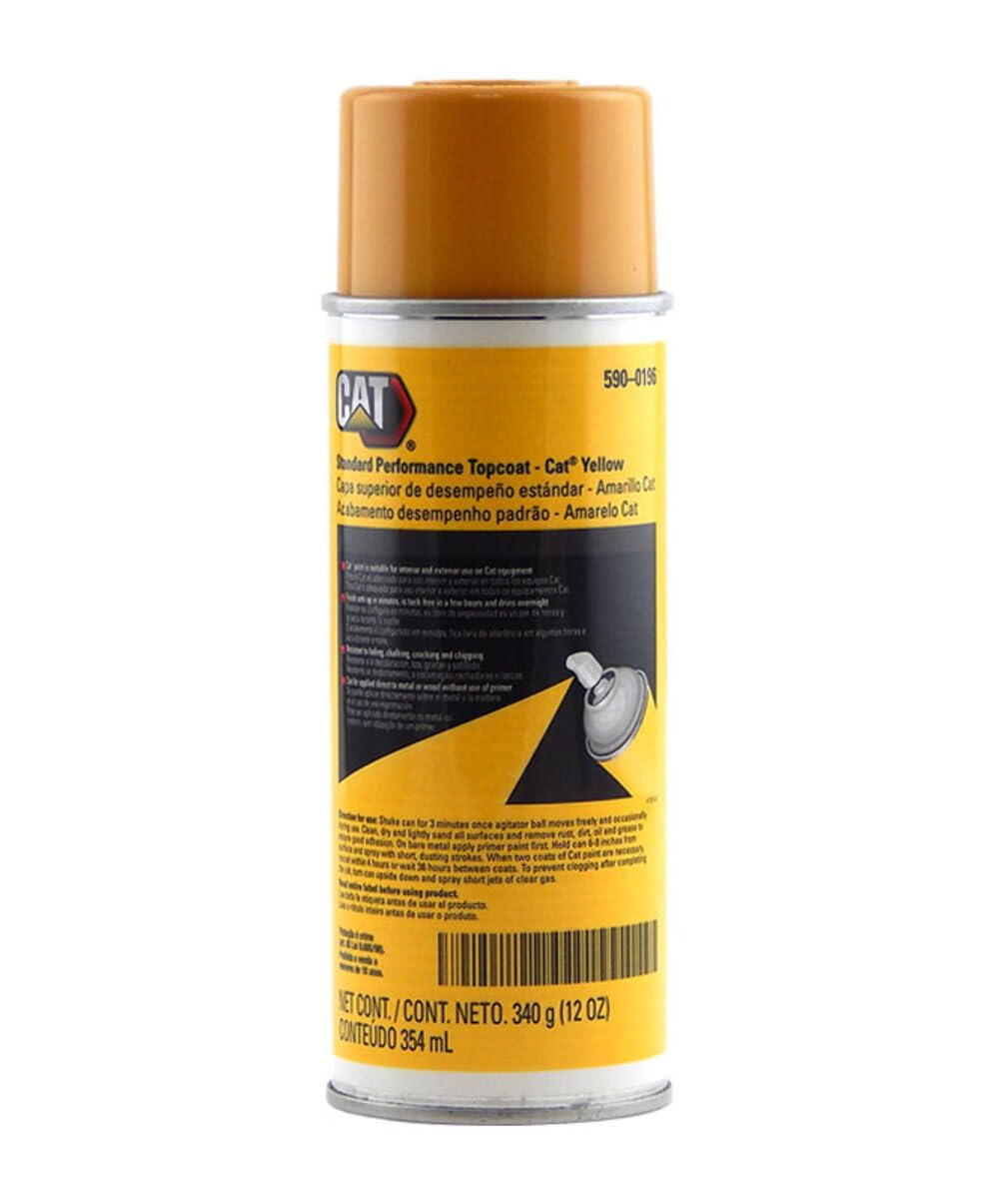 Binggemen CAT Yellow paint can front view showing OEM color and easy application