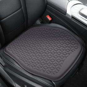 Binsheo front view of slim gel seat cushion showing full coverage and sleek design for comfort