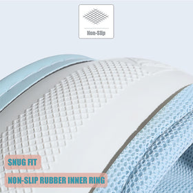 Binsheo size comparison illustrating fit for 14.5–15 inch steering wheels