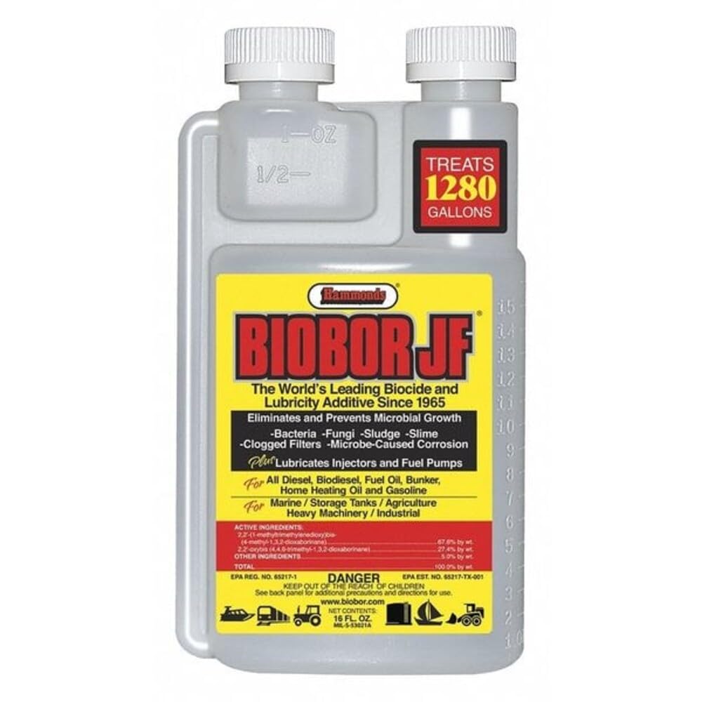 BIOBOR JF front label on 16 oz bottle showing product identification and benefits