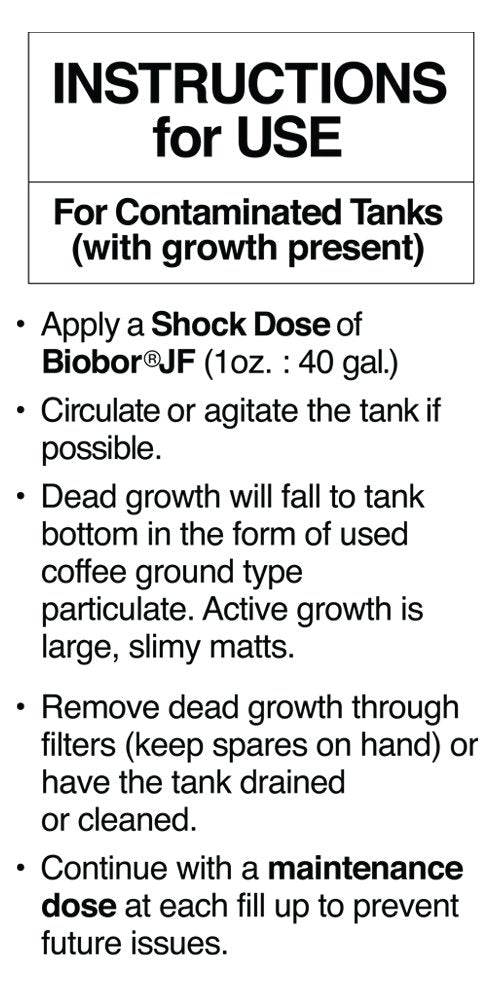 BIOBOR JF being poured into a fuel funnel demonstrating easy application