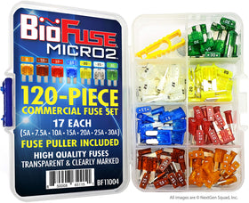 BIOFUSE fuse puller removing a Micro2 fuse safely to simplify roadside repairs