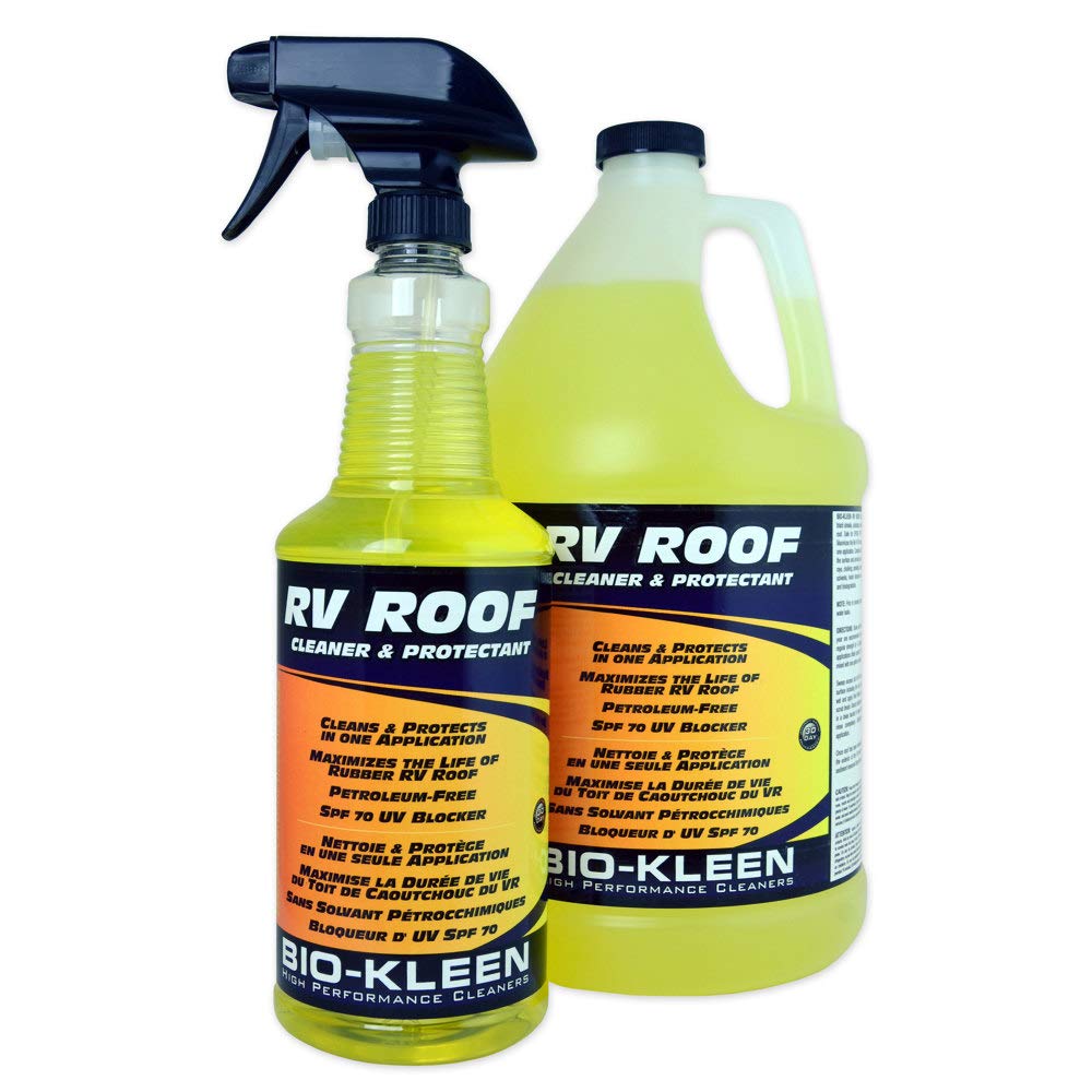 Biokleen front packaging showing product label and benefits on a bottle - clear product ID and instructions