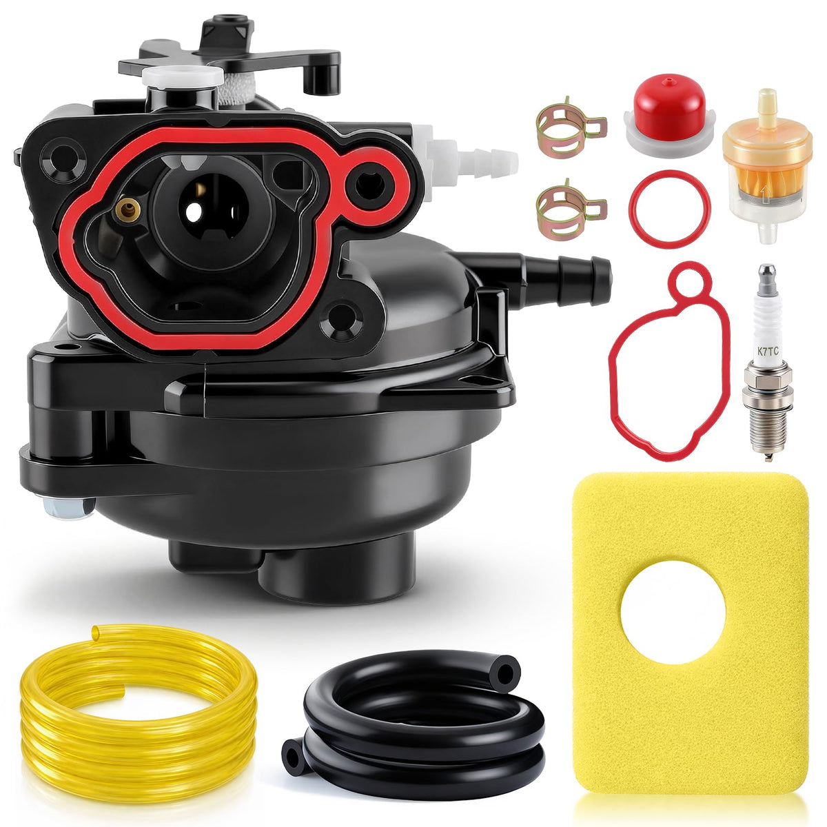 BioLion carburetor front view showing compact design and reliable fit