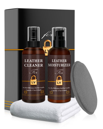 BIOOICH front packaging showing complete Louis Vuitton care kit for easy maintenance