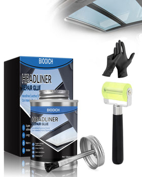 BIOOICH front packaging showing adhesive and roller for easy repairs