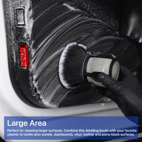 Birbenben close-up of ultra-soft XL bristles showing scratch-free cleaning performance