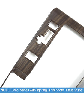 Birbenben clear button cutouts ensuring unobstructed control use and tactile feedback