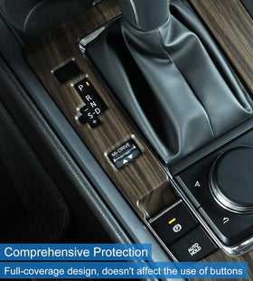 Birbenben closeup showing wood‑grain texture and matte finish for scratch resistance