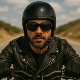 Birdz side profile with helmet showing compatibility benefit