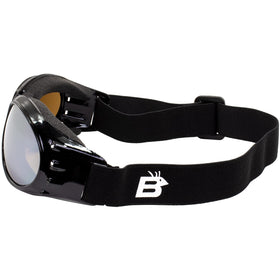 Birdz goggles in use on motorcycle showing clear vision and protection