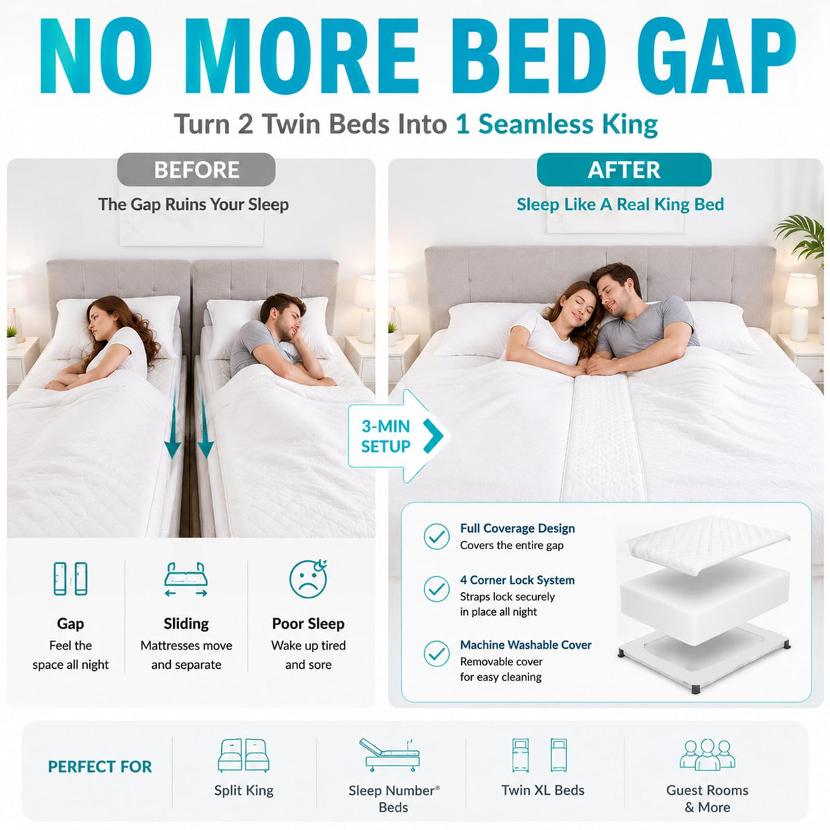 Bisenkud foam bridge close-up illustrating supportive gap fill