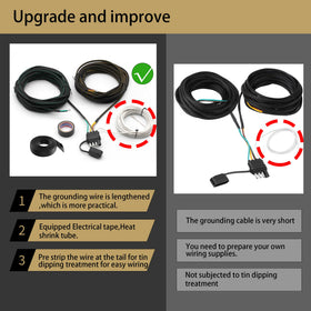 Bitiontry color-coded wires labeled for fast correct installations benefit