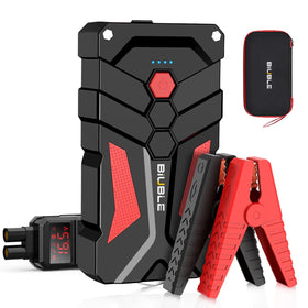 BIUBLE front view showing compact jump starter and display for quick identification