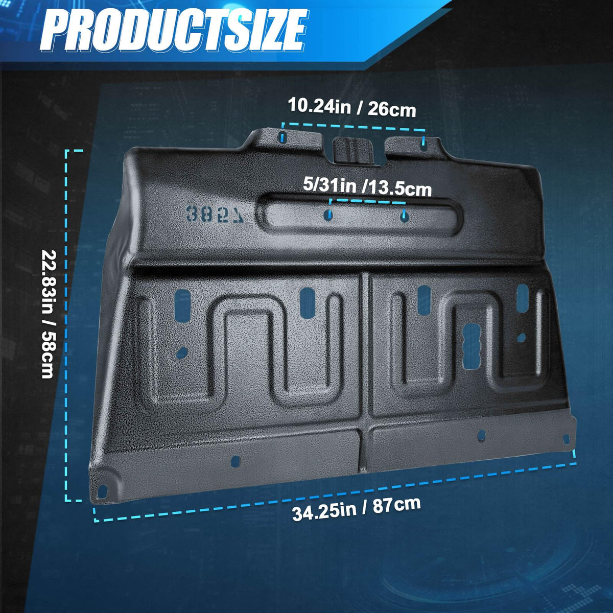 Biudibo under shield on truck offroad scene showing durable protection benefit