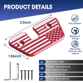 BIUNIE visor clip installed on Jeep interior, restores visor stability