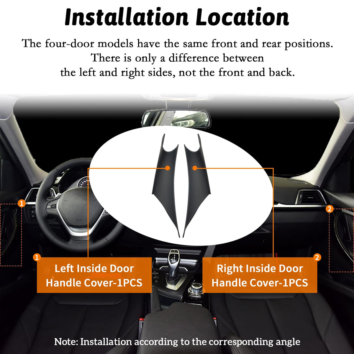 BJchiwu installed on BMW front handle, restores grip and hides wear