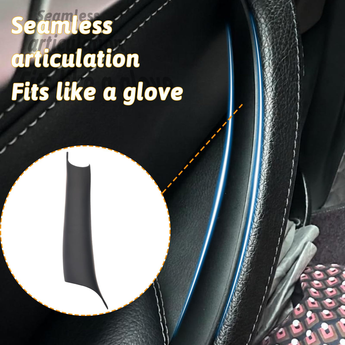 BJchiwu size scale comparison with hand to show precise fitment