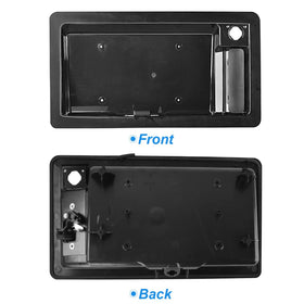 BJYXSHOP handle installed on van rear door demonstrating OEM fit
