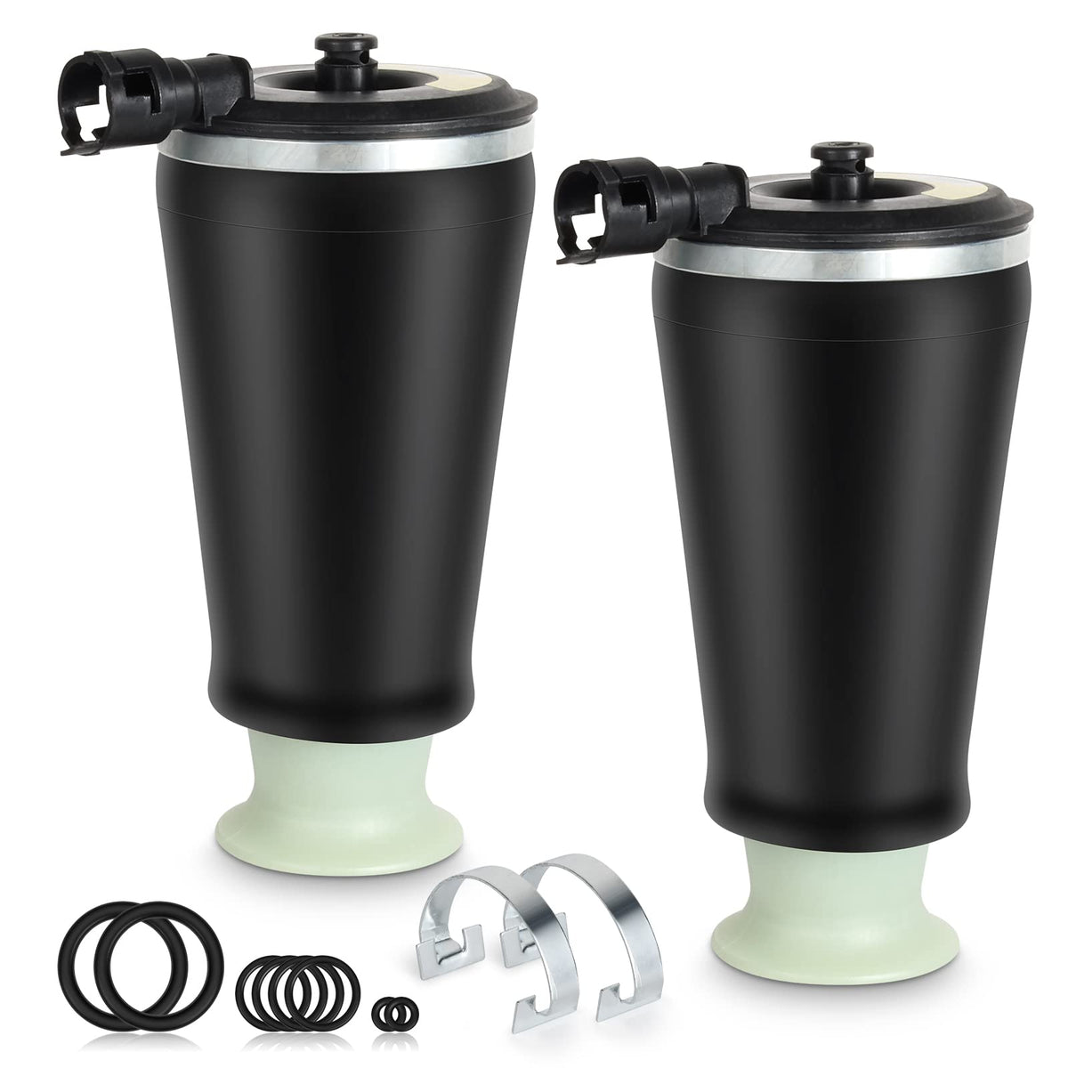 BJYXSHOP front packaging showing 2 rear air springs and kit benefits