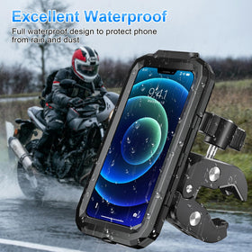 BKNOOU rear transparent camera window allowing clear recording while riding