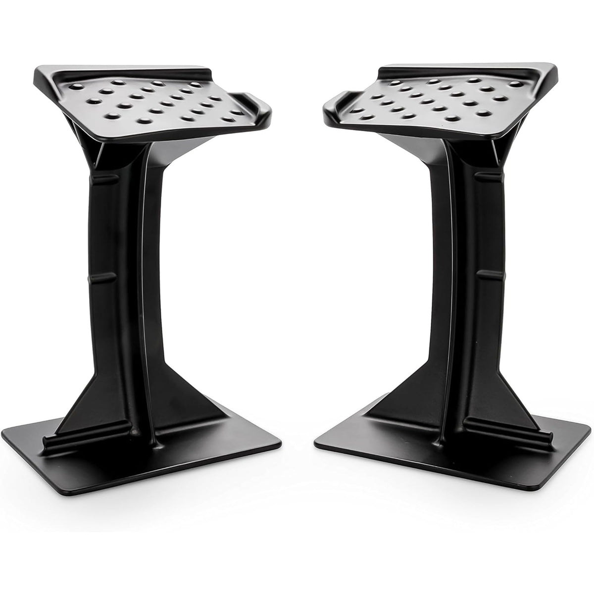 Black Boar front view pedestal showing sturdy platform and improved foot support