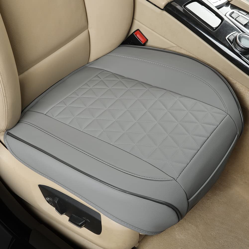 Black Panther front bottom seat covers front view showing neat fit and protection