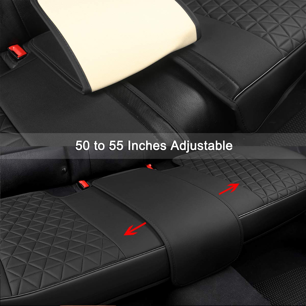 Black Panther non-slip bottom detail holding cover in place during drives