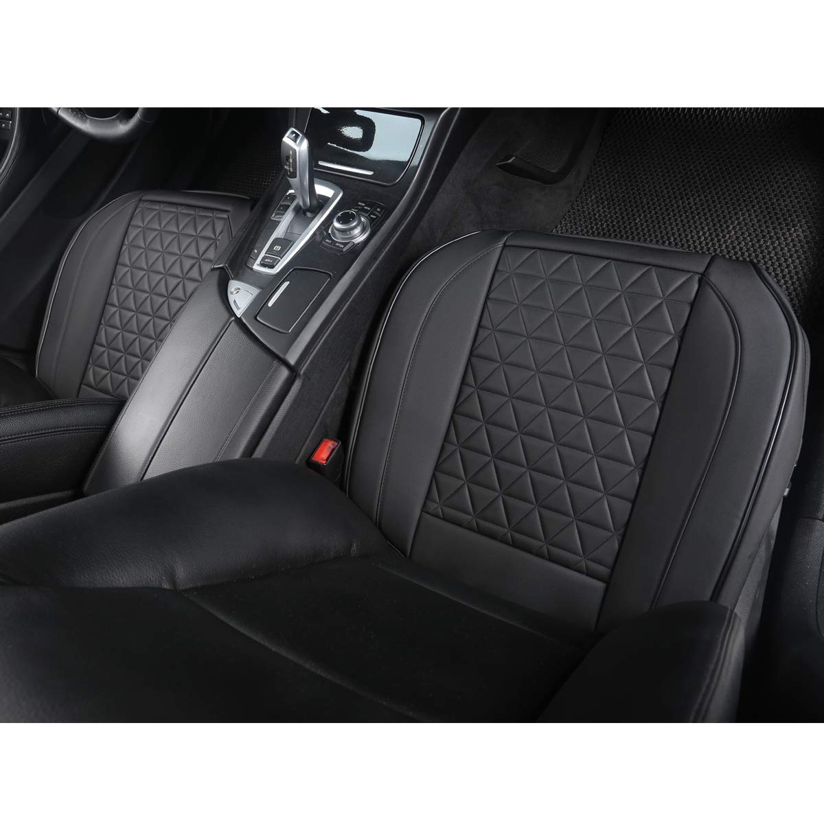 Black Panther close-up of PU leather texture highlighting easy-clean surface