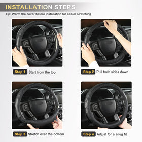 Black Seal with cloth illustrating easy-to-clean faux leather benefit