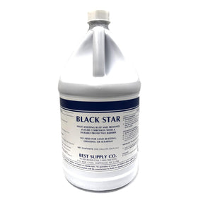 BLACK STAR close-up of cured polymer resin texture demonstrating protective finish