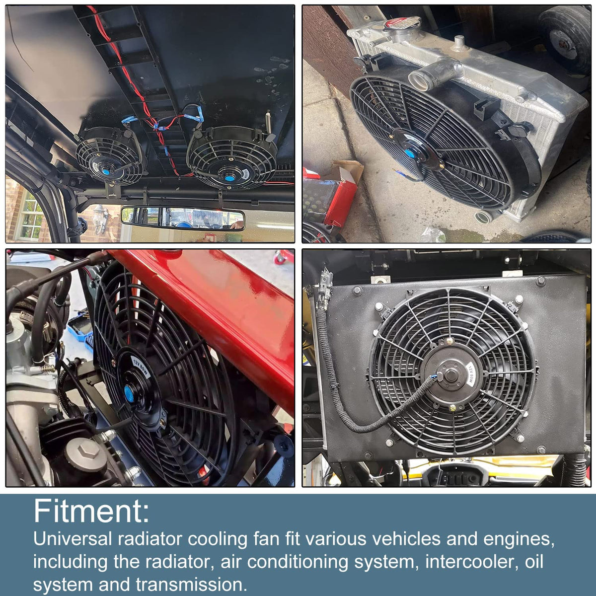 BLACKHORSE-RACING included mounting brackets and tie straps for secure installation benefit