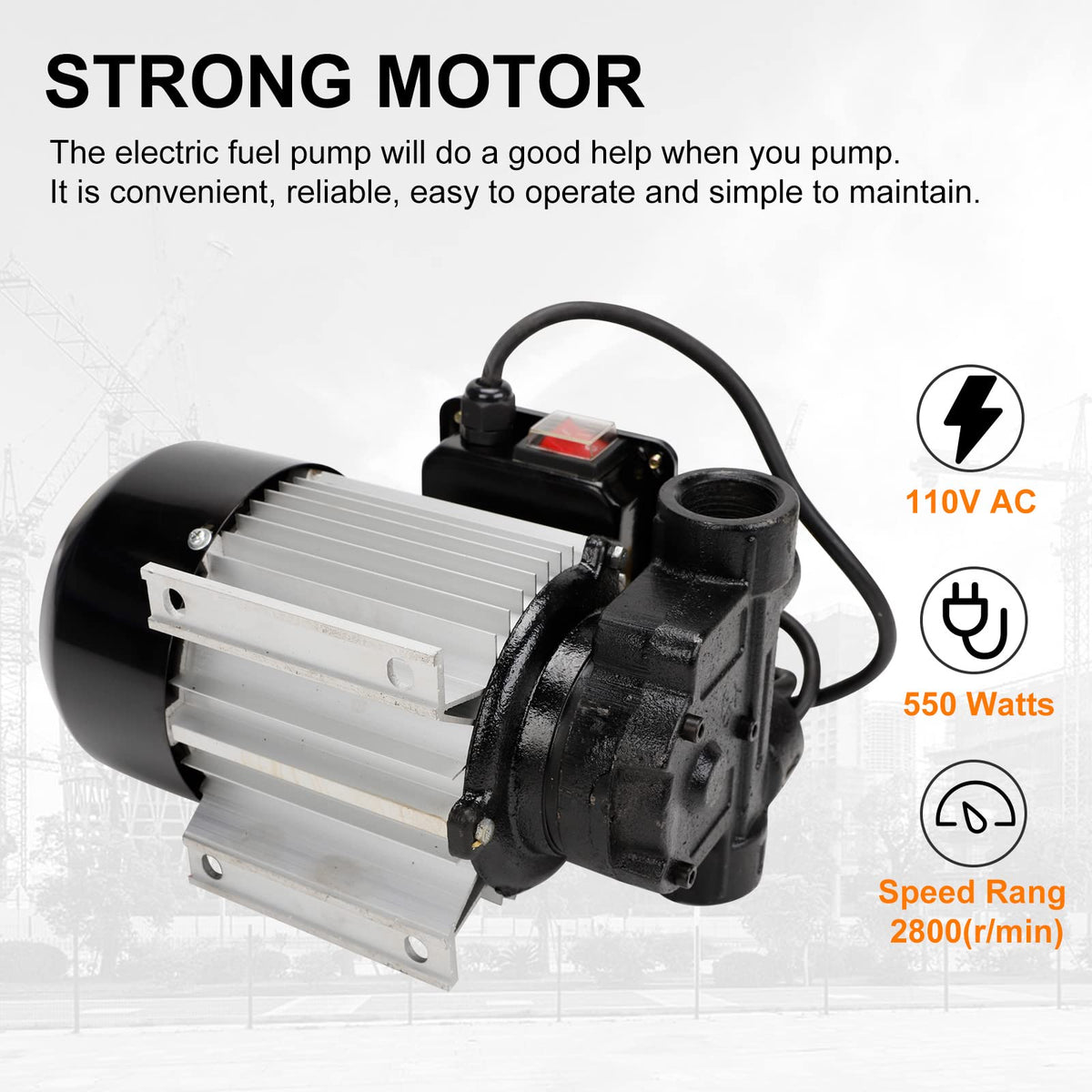 BLACKHORSE-RACING inlet and outlet connectors for secure hose attachment
