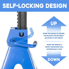 BLACKHORSE-RACING serrated ratchet bar close-up showing multi-position locking reliability