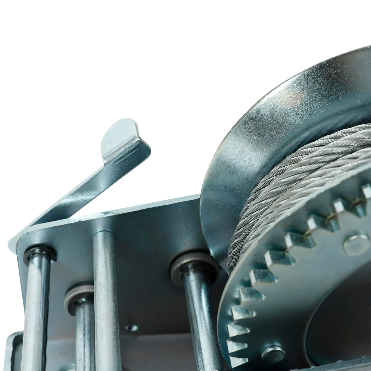 BLACKHORSE-RACING zinc-plated frame texture showing corrosion resistance