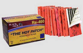 Blackjack RE-460 front packaging showing 60 black plugs for quick roadside repairs