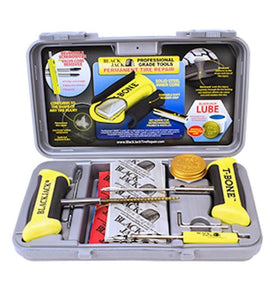 Blackjack tool closeup with T-bone handles and needles for precise repairs