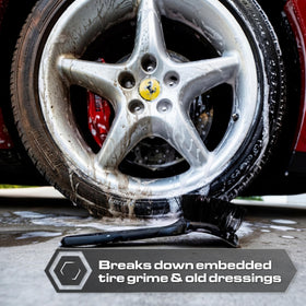 Blackline brush held in hand demonstrating ergonomic grip and reduced fatigue