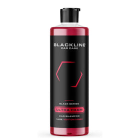 Blackline bottle front label showing product name and 16 fl oz for quick ID and trust