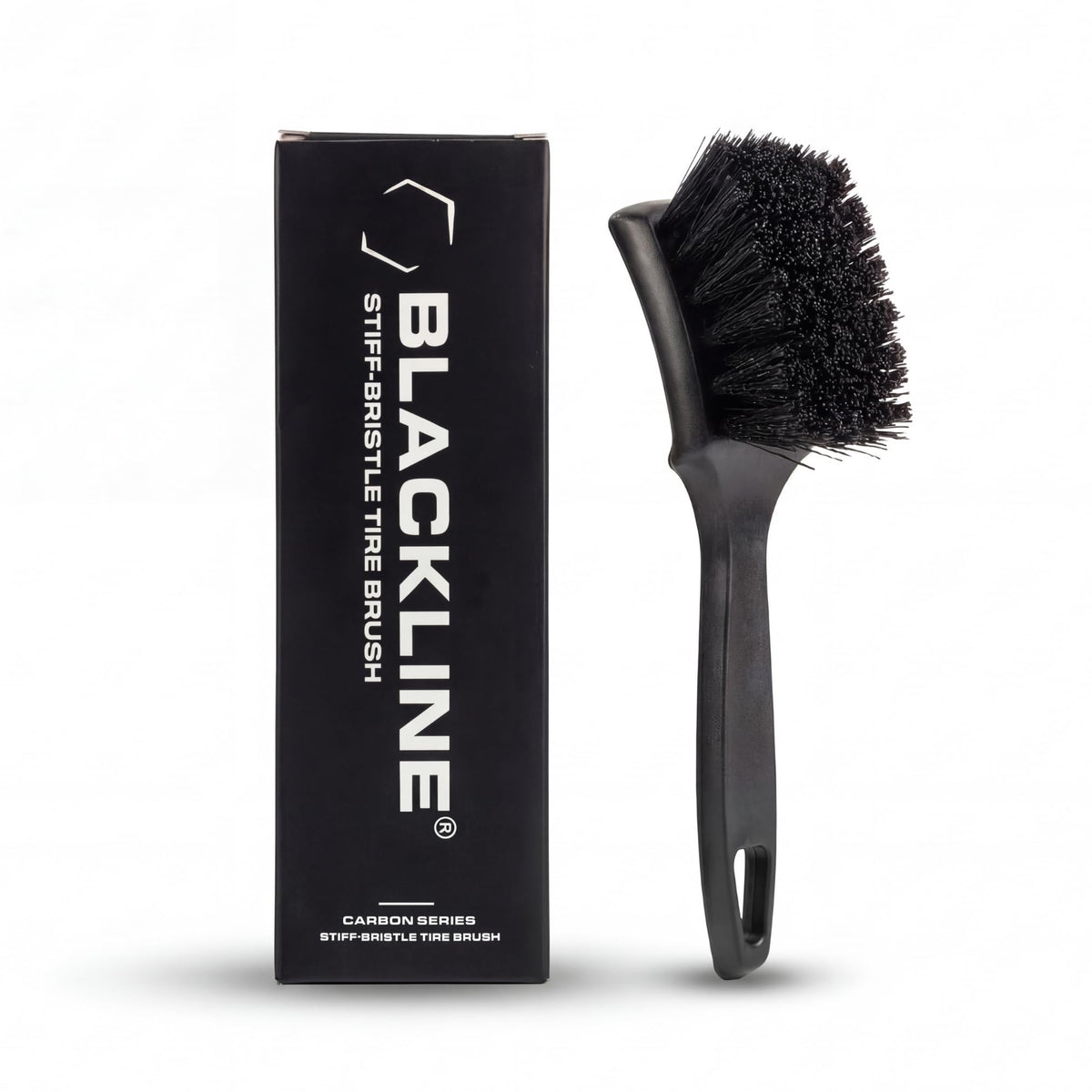 Blackline front view showing brush shape and durable backing for easy handling