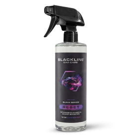 Blackline front label showing product name and scent benefit