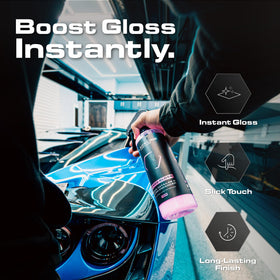 Blackline spray bottle close-up demonstrating easy mist and reach