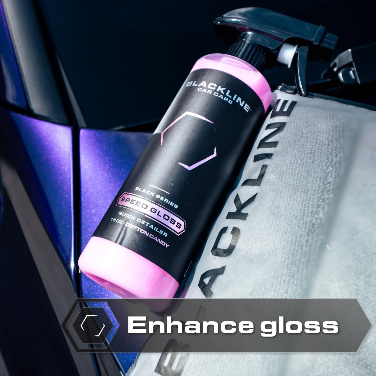 Blackline used on wheel showing restored reflection and polished look