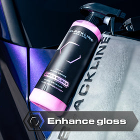 Blackline used on wheel showing restored reflection and polished look