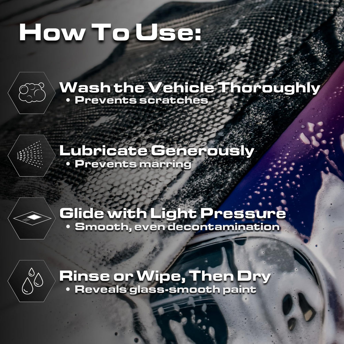 Blackline towel rinsed clean to extend reusable performance